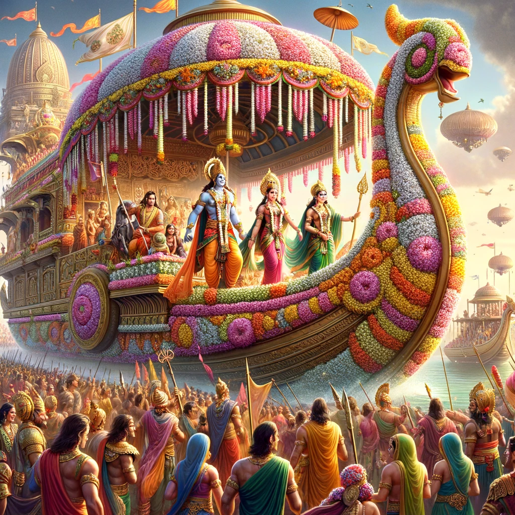 Rama and Company Depart for Ayodhya